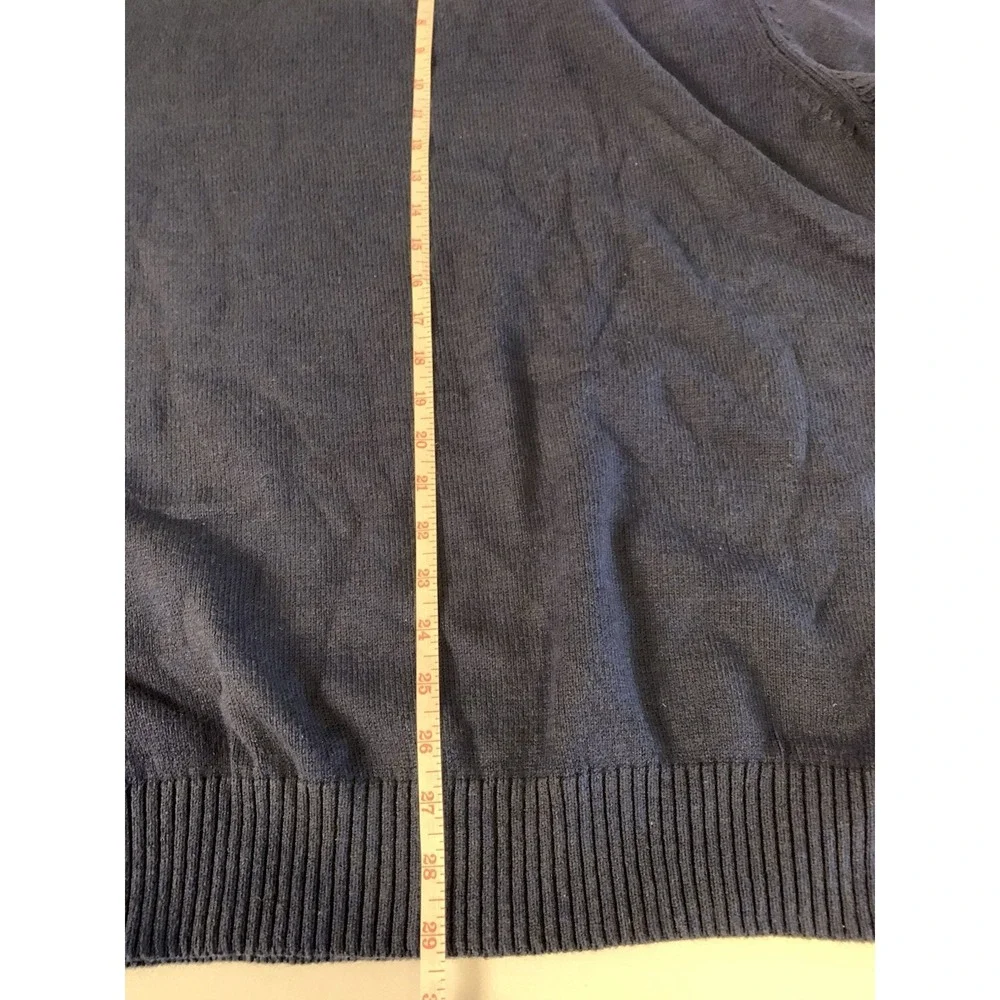 Izod Sweater Mens XL Blue Long Sleeve‎ Crew Neck - Picture 8 of 9
